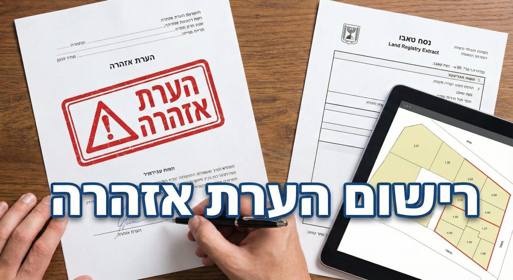רישום הערת אזהרה