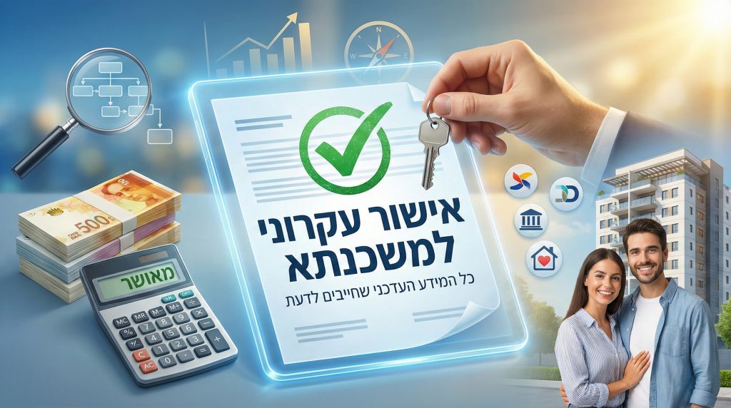 אישור עקרוני למשכנתא