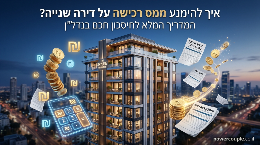 איך לא לשלם מס רכישה על דירה שניה