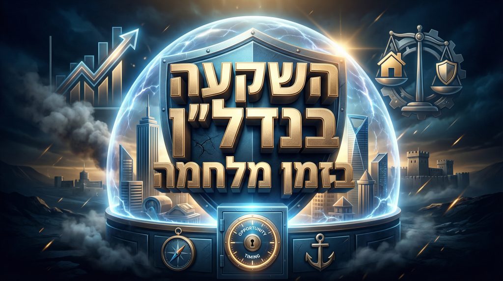 השקעת נדלן בזמן מלחמה