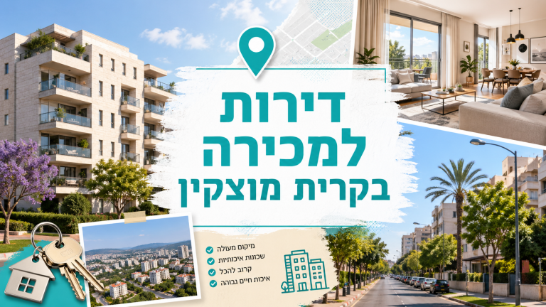 דירות למכירה בקרית מוצקין