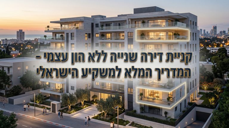 קניית דירה שניה ללא הון עצמי