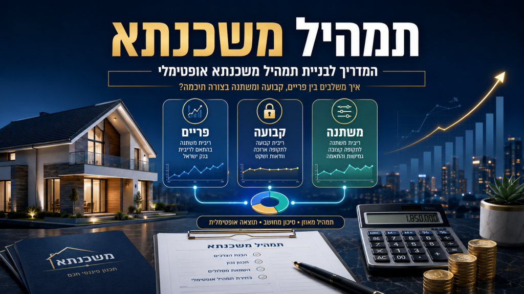 תמהיל משכנתא