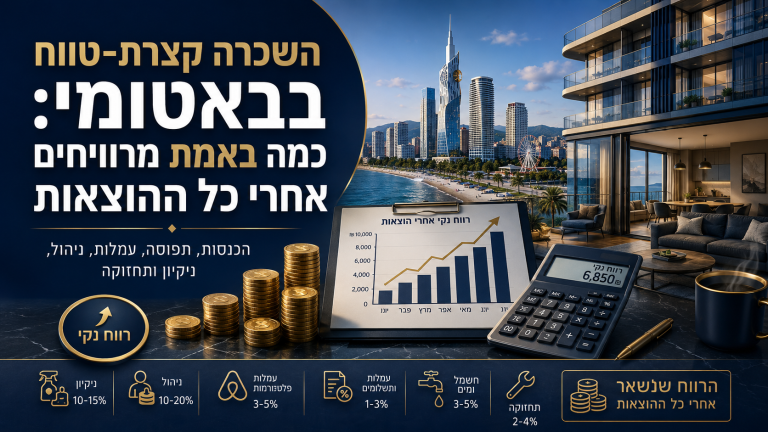השכרה קצרת-טווח בבאטומי