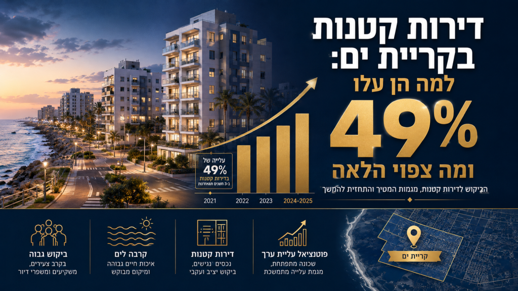דירות קטנות בקרית ים