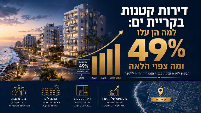 דירות קטנות בקרית ים